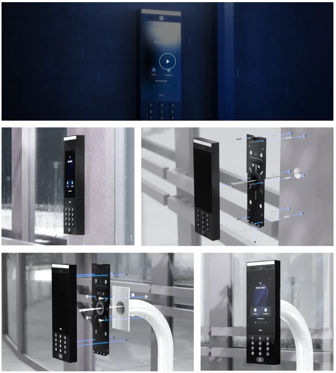 Ubiquiti Intercom,In/Outdoor Intercom Terminal, Manage Residential ...