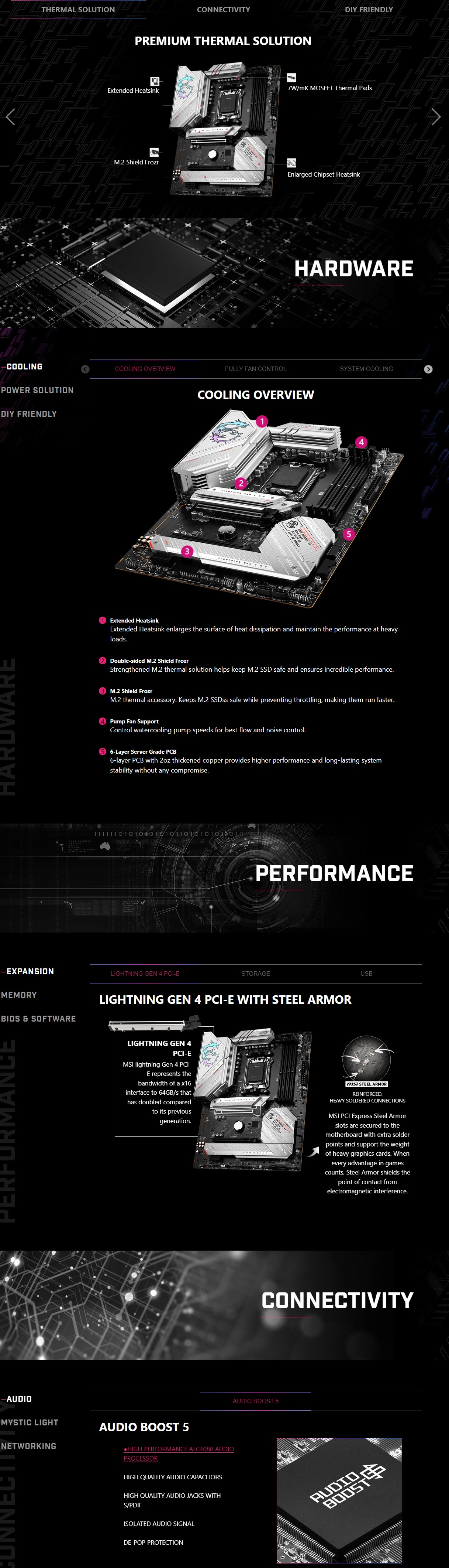 Msi Mpg B650 Edge Wifi Am5 Atx Motherboard Bpc Technology 